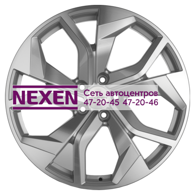 Khomen Wheels 8,5x20/5x120 ET33 D72,6 KHW2006 (3 Series) Brilliant Silver