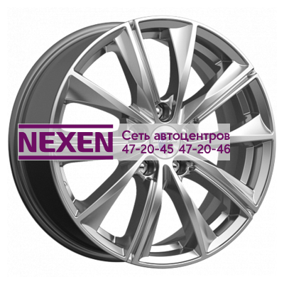 K&K 7,00x17/5x100 ET48 D56,1 Арнар (КС896) Дарк платинум