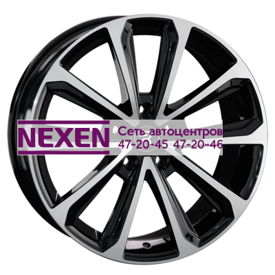 Replay 8x19/5x120 ET41,5 D72,6 LR82 BKF (конус, C570)