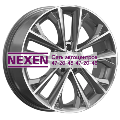 Premium Series 7x18/5x114,3 ET40 D64,1 КР012 (Haval F7/F7x) Diamond Gloss Graphite