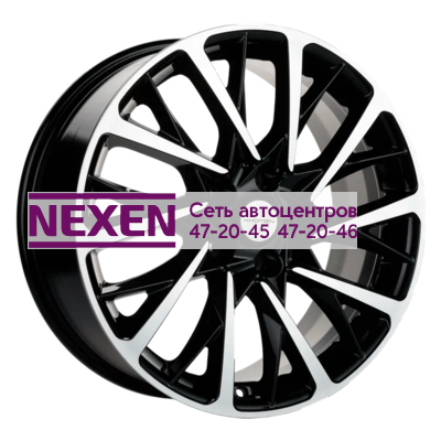 Khomen Wheels 7,5x18/5x114,3 ET45 D60,1 KHW1804 (Geely Atlas/Atlas Pro/Lifan Myway) Black-FP