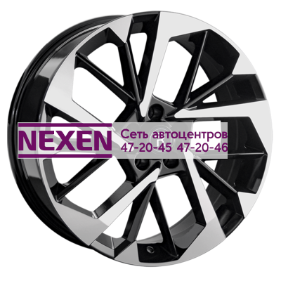 Replay 8x20/5x114,3 ET30 D60,1 LX226 BKF (конус, C570)