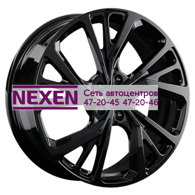 LS Forged 8x19/5x108 ET33 D60,1 LS FG22 BK (конус, C570)