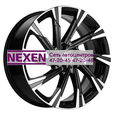 Khomen Wheels 7,5x19/5x108 ET47 D60,1 KHW1901 (Chery Tiggo 8) Black-FP