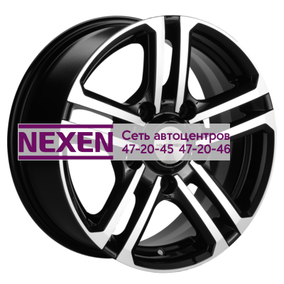 Khomen Wheels 6,5x16/5x139,7 ET40 D98,5 KHW1602 (Niva 4x4) Black-FP