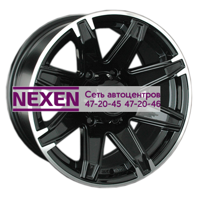 LS 8x16/6x139,7 ET10 D106,1 763 BKL (конус, Колпак+лого)