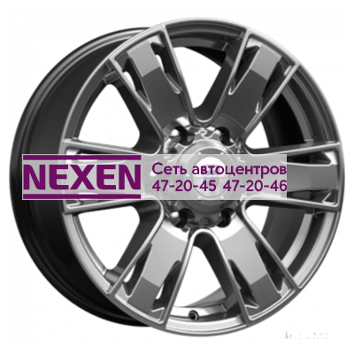 K&K 7x17/6x139,7 ET30 D106,1 Севенна (КС726) Дарк платинум