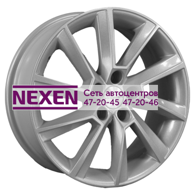 Khomen Wheels 6x16/5x100 ET38 D57,1 KHW1604 (Kamiq/Rapid/Scala) F-Silver