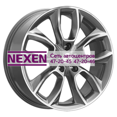 Premium Series 7x18/5x112 ET43 D57,1 КР001 (Kodiaq) Diamond Gloss Graphite