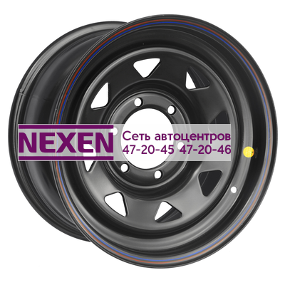 Off-Road Wheels 8x16/6x139,7 ET30 D110 Тойота/Ниссан/L200 2005+ черный (треуг. мелкий, с увелич.полкой под суппорт)