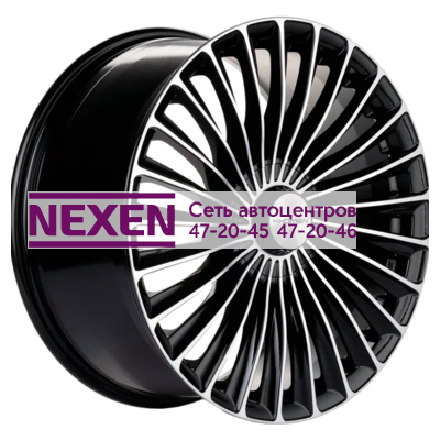Khomen Wheels 8,5x20/5x112 ET43 D66,6 KHW2008 (Mercedes Front) Black-FP