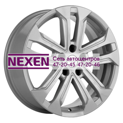 Khomen Wheels 7x18/5x108 ET46 D63,4 KHW1803 (Tugella) F-Silver