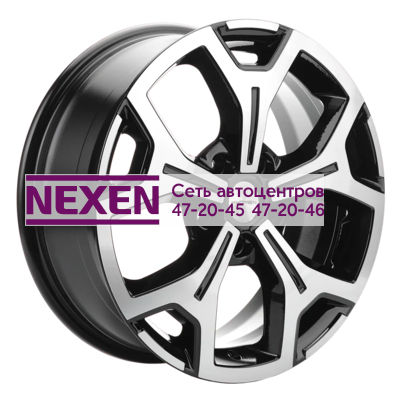 Khomen Wheels 6,5x17/5x120 ET55 D65,1 KHW1710(2) (VW Transporter) Black-FP