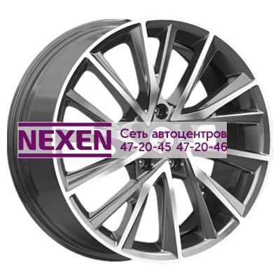 Premium Series 7,5x18/5x114,3 ET45 D67,1 КР010 (Xceed) Diamond Gloss Graphite