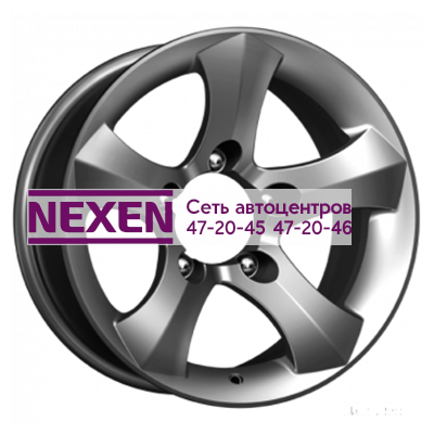 K&K 8x16/5x139,7 ET-10 D110,1 Айсберг (КС662) Дарк платинум