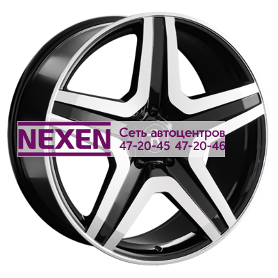 Replay 10x20/5x112 ET46 D66,6 MR137 BKF (конус, MB003)