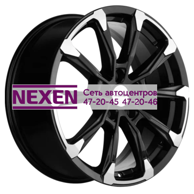 Khomen Wheels 7,5x18/5x108 ET49 D59,6 KHW1808 (Jac/Москвич 3) Black-FP