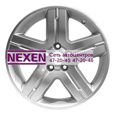 Alfa Wheels 6,5x16/5x100 ET48 D56,1 SB5 Sil BK051