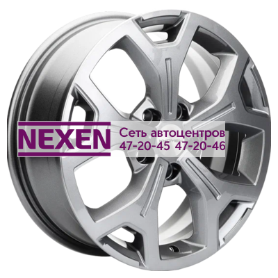 Khomen Wheels 6,5x17/5x108 ET33 D60,1 KHW1710 (Chery tiggo 7pro) Gray