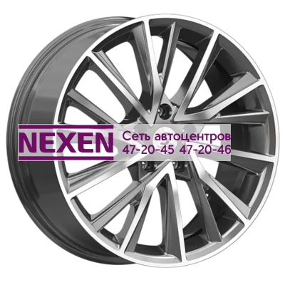 Premium Series 7,5x18/5x114,3 ET39 D60,1 КР010 (Lexus NX) Diamond Gloss Graphite