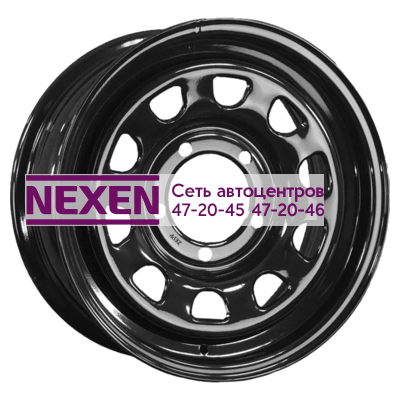 ZEPP 4х4 8x17/6x139,7 ET0 D110 Toyota Nissan Semicircle Gloss Black (LTM)