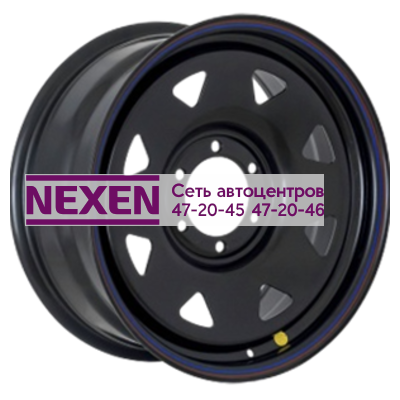 ZEPP 4х4 8x17/6x139,7 ET15 D110 Toyota Nissan Semicircle Gloss Black (LTM)