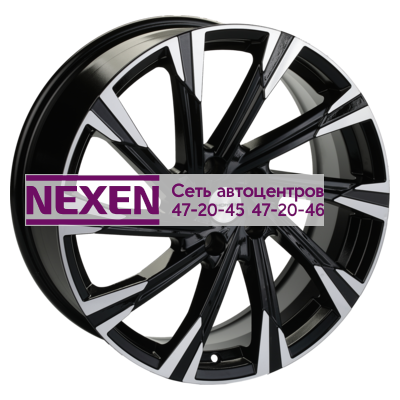 Khomen Wheels 7,5x19/5x114,3 ET40 D60,1 KHW1901 (RAV4) Black-FP