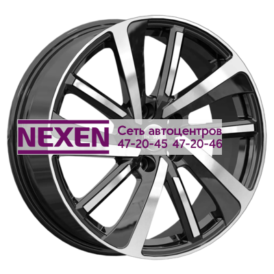 K&K 7x18/5x110 ET40 D67,1 КС1111 Алмаз черный