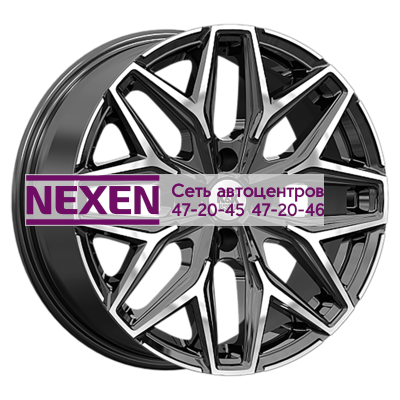 K&K 7x17/4x108 ET20 D65,1 Ариус (КС1187) Алмаз черный