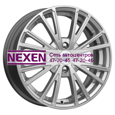 K&K 6x16/4x108 ET47,5 D63,35 Меандр (КС879) Сильвер SK