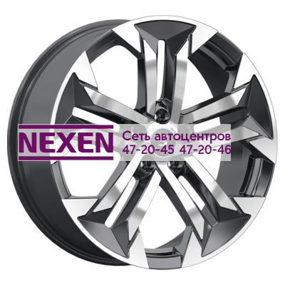 Premium Series 7,5x19/5x108 ET36 D65,1 КР015 (Exeed TXL/VX) Diamond Black Gris
