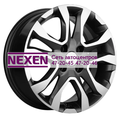 Khomen Wheels 6x15/4x98 ET36 D58,5 KHW1503 (Lada Granta) Gray-FP