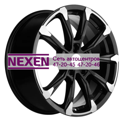Khomen Wheels 7,5x18/5x114,3 ET37 D66,5 KHW1808 (Jolion) Black-FP