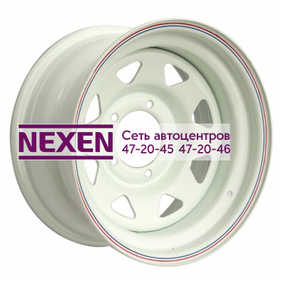 Off-Road Wheels 7x16/5x139,7 ET0 D110 УАЗ белый (треуг. мелкий)