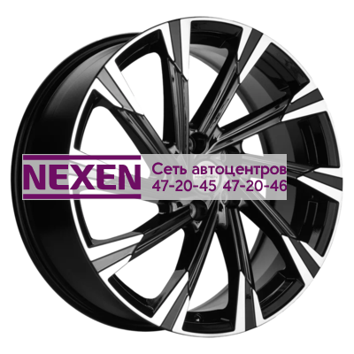 Khomen Wheels 7,5x19/5x108 ET33 D60,1 KHW1901 (Chery Tiggo 7 Pro) Black-FP