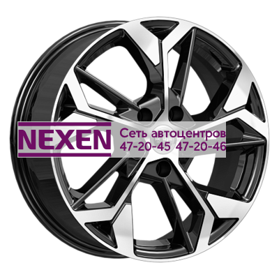 K&K 6,5x17/5x112 ET38 D57,1 КС1062 Алмаз черный