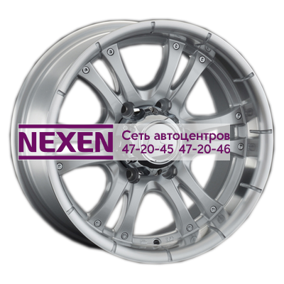 LS 8x16/6x139,7 ET10 D107,1 161 SL (конус, Колпак+лого)