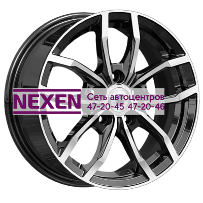 K&K 6,50x15/5x108 ET42 D67,1 Фрост (КС1048) Алмаз черный