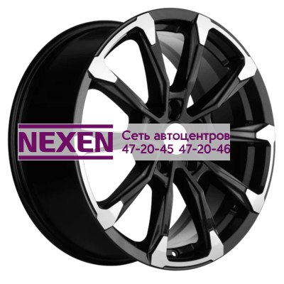 Khomen Wheels 7,5x18/5x114,3 ET45 D67,1 KHW1808 (Xceed/CX-5/3) Black-FP
