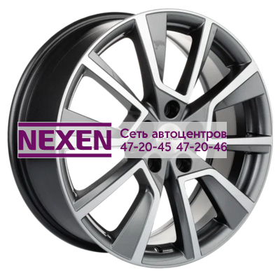 Khomen Wheels 7x18/5x114,3 ET37 D66,5 KHW1802 (Dargo/Jolion) Gray-FP