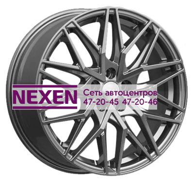 Скад 7x17/5x100 ET38 D57,1 Азимут графит