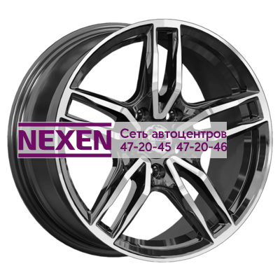 K&K 8x17/5x120 ET30 D72,6 Бартон (КС1110) Алмаз черный