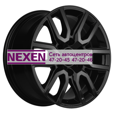 Khomen Wheels 8x17/6x139,7 ET30 D106,1 KHW1723 (JAC T6 Pickup) Black