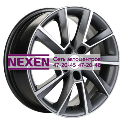 Khomen Wheels 6x15/5x100 ET38 D57,1 KHW1507 (Rapid/Fabia) Gray-FP