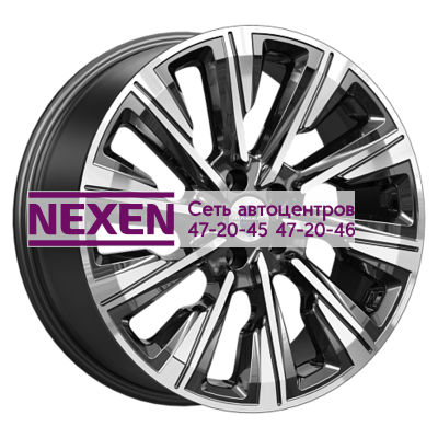 K&K 7,5x19/5x112 ET34 D66,6 Галего (КС1039) Алмаз черный