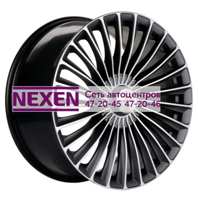 Khomen Wheels 8,5x20/5x112 ET38 D66,6 KHW2008 (Mercedes Front) Gray-FP Matt