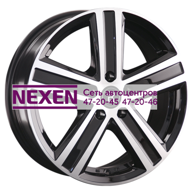 Replay 8x18/5x120 ET50 D65,1 VV334 BKF (конус, C570-01)