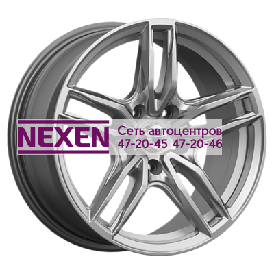 K&K 8x17/5x120 ET30 D72,6 Бартон (КС1110) Дарк платинум