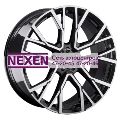 LS Forged 10,5x22/5x112 ET43 D66,6 LS FG07 BKF (конус, C570)