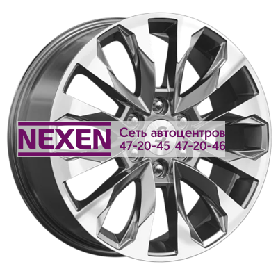 Premium Series 8x20/6x139,7 ET42 D75,1 КР007 (Haval H9) Diamond Gloss Graphite